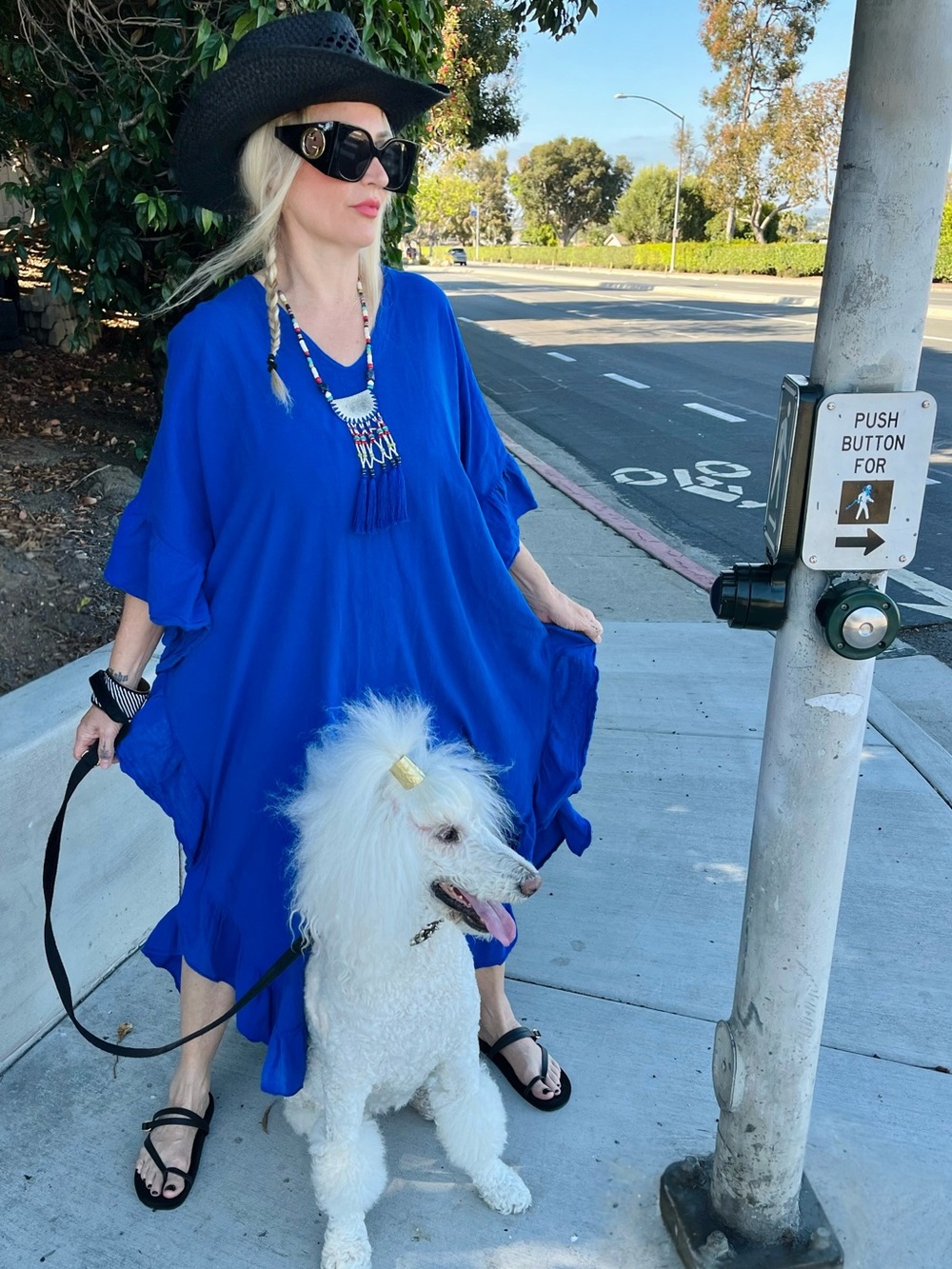 FABULOUS PURE COTTON ALL NATURAL RUFFLE KAFTAN